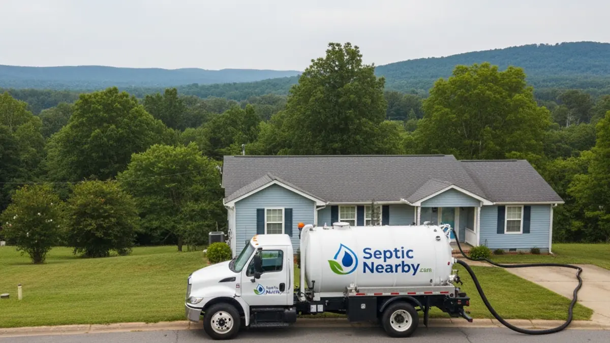 Illustrative photo of septic service in a residential area of Epworth, GA