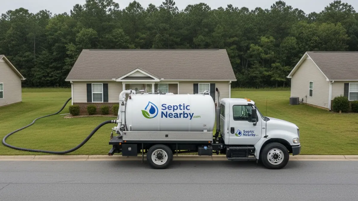 Illustrative photo of septic service in a residential area of Moody Afb, GA
